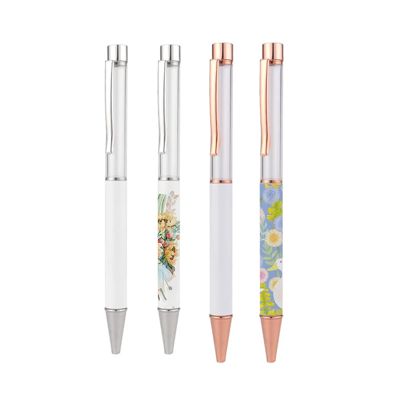 

Free Shipping 15pcs/lot Sublimation Blank Ball Point Pens For Office /School/Business Custom Gifts