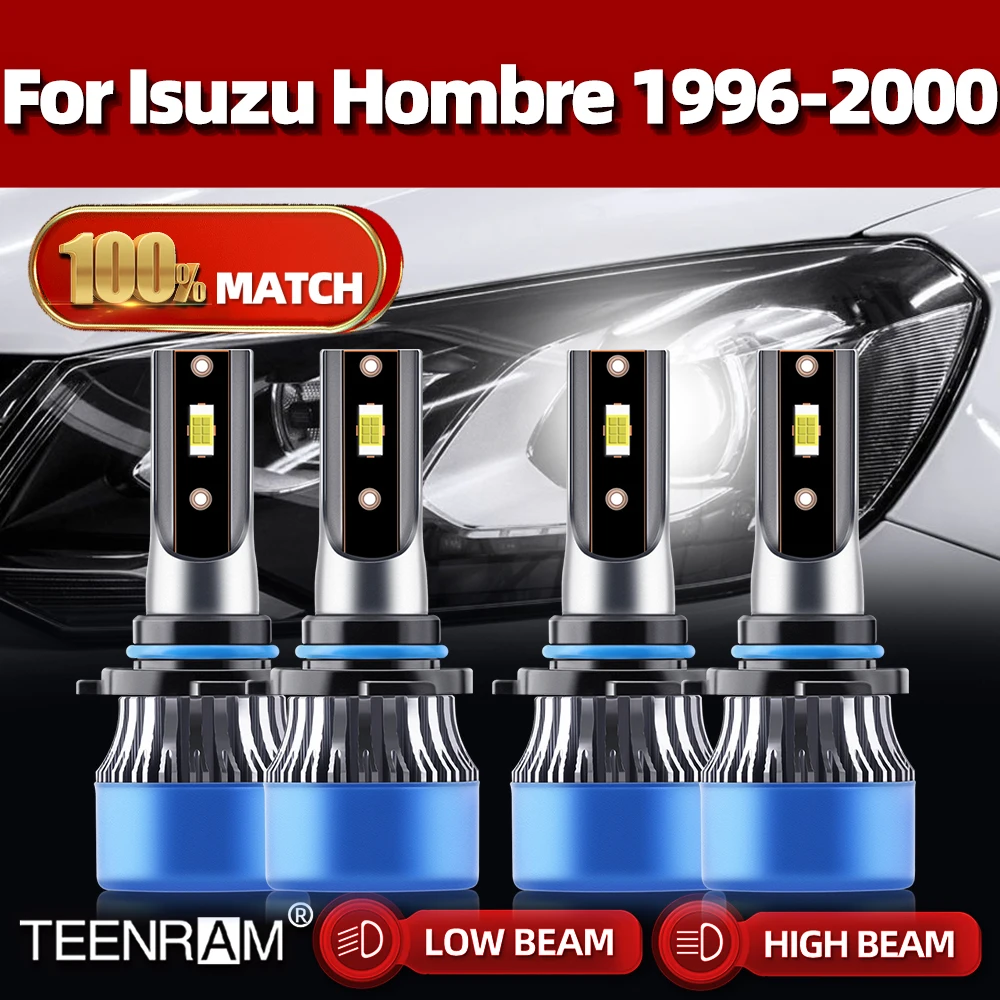 

Canbus LED Headlights Bulbs 240W 40000LM Turbo Car Lights 6000K Auto Lamp Plug&Play For Isuzu Hombre 1996 1997 1998 1999 2000