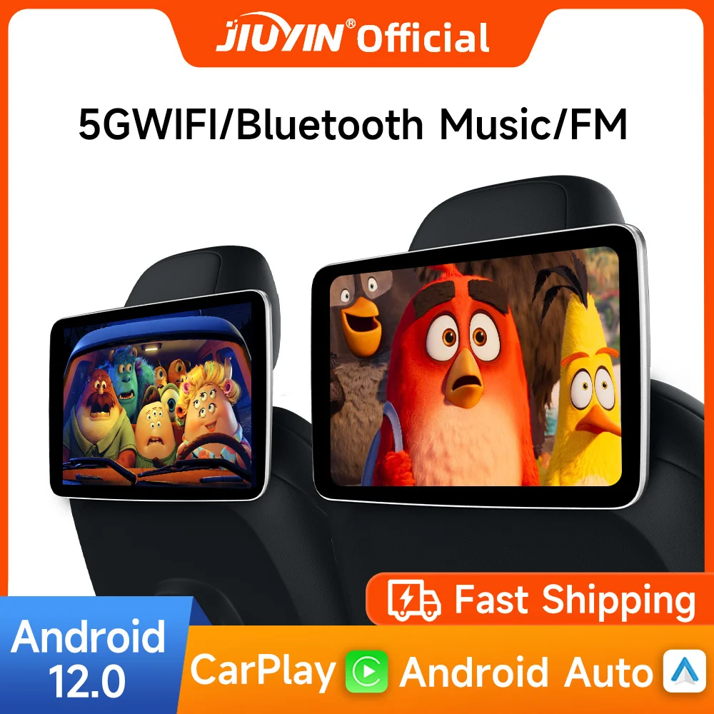 JIUYIN Headrest Monitor Display IPS Android Tablet Touch Screen For Car Rear Seat Player Online Video Play Store
JIUYIN Headrest Monitor Display IPS Android Tablet Touch Screen For Car Rear Seat Player Online Video Play Store