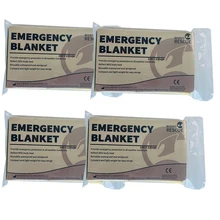 Rhino Rescue Emergency Mylar Thermal Blanket (4 Pack) Space Blankets for Waterproof First Aid Kit Camping Bag Hiking Outdoor
Rhino Rescue Emergency Mylar Thermal Blanket (4 Pack) Space Blankets for Waterproof First Aid Kit Camping Bag Hiking Outdoor