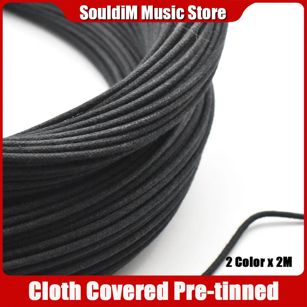 2M Guitar Pickup Cloth Covered Pre-tinned 7-strand Pushback Vintage-style Guitar Wire Guitar Pickup Cable White Black
2M Guitar Pickup Cloth Covered Pre-tinned 7-strand Pushback Vintage-style Guitar Wire Guitar Pickup Cable White Black