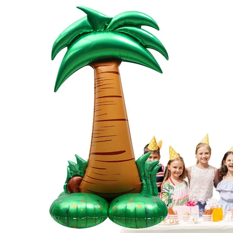 

Inflatable Trees Tropical Blow Up Tree Summer Party Decor Beach Backdrop Favor Tropical Theme Decor Bright Colors For gathering