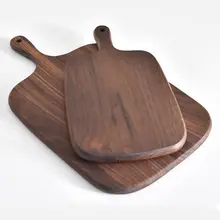 Kitchen Wooden Chopping Blocks Beech Walnut Cutting Board Pizza Bread Fruit Sushi Tray Hangable Wood Cutting Board