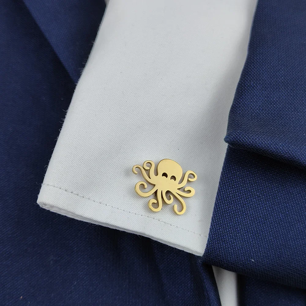 Pictorial Animal Design Octopus Cufflinks High Quality Stainless Steel Material Men's Jewelry Accessories Wholesale&Retail
Pictorial Animal Design Octopus Cufflinks High Quality Stainless Steel Material Men's Jewelry Accessories Wholesale&Retail
