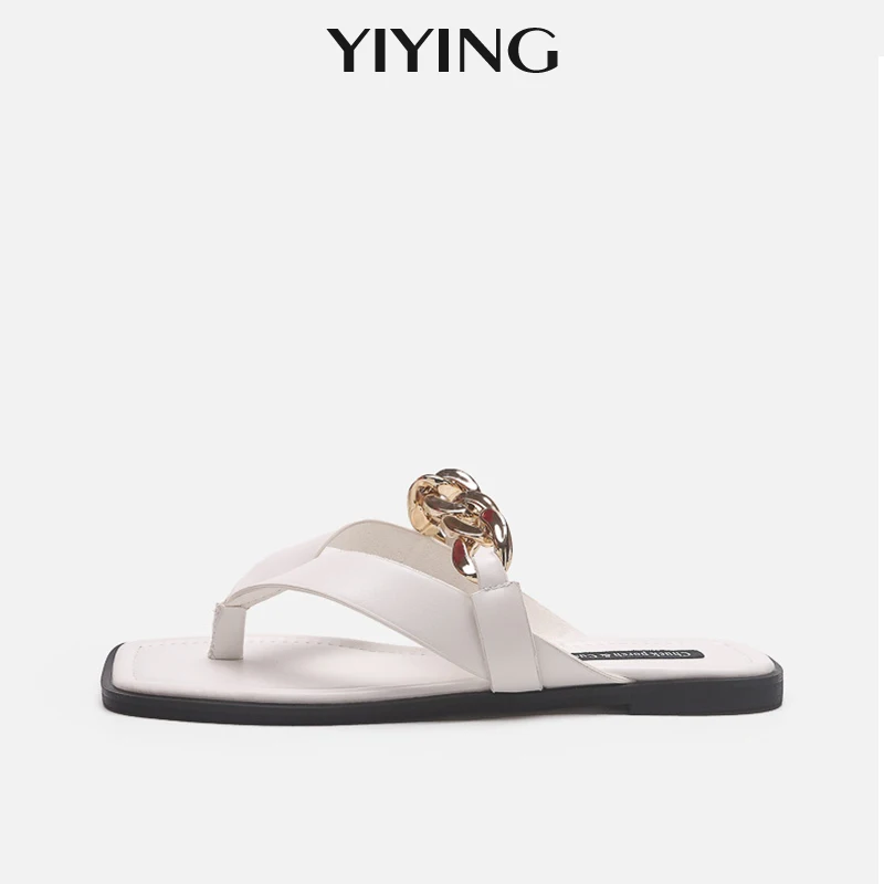 Fashion Women Sandals 2023 New Cyber Popular Flat With Open Toe Flip-Flops Summer Outer Wear Chic Metal Chain Women's Slippers
Fashion Women Sandals 2023 New Cyber Popular Flat With Open Toe Flip-Flops Summer Outer Wear Chic Metal Chain Women's Slippers