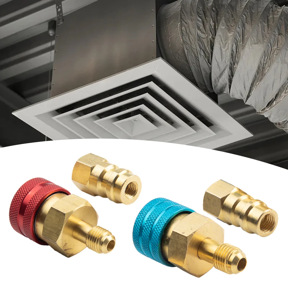 R1234yf To R134a Quick Coupler Adapter High Low Side Conversion Kit Auto AC Cooling Unit Conversion Kit Replacement Parts
R1234yf To R134a Quick Coupler Adapter High Low Side Conversion Kit Auto AC Cooling Unit Conversion Kit Replacement Parts