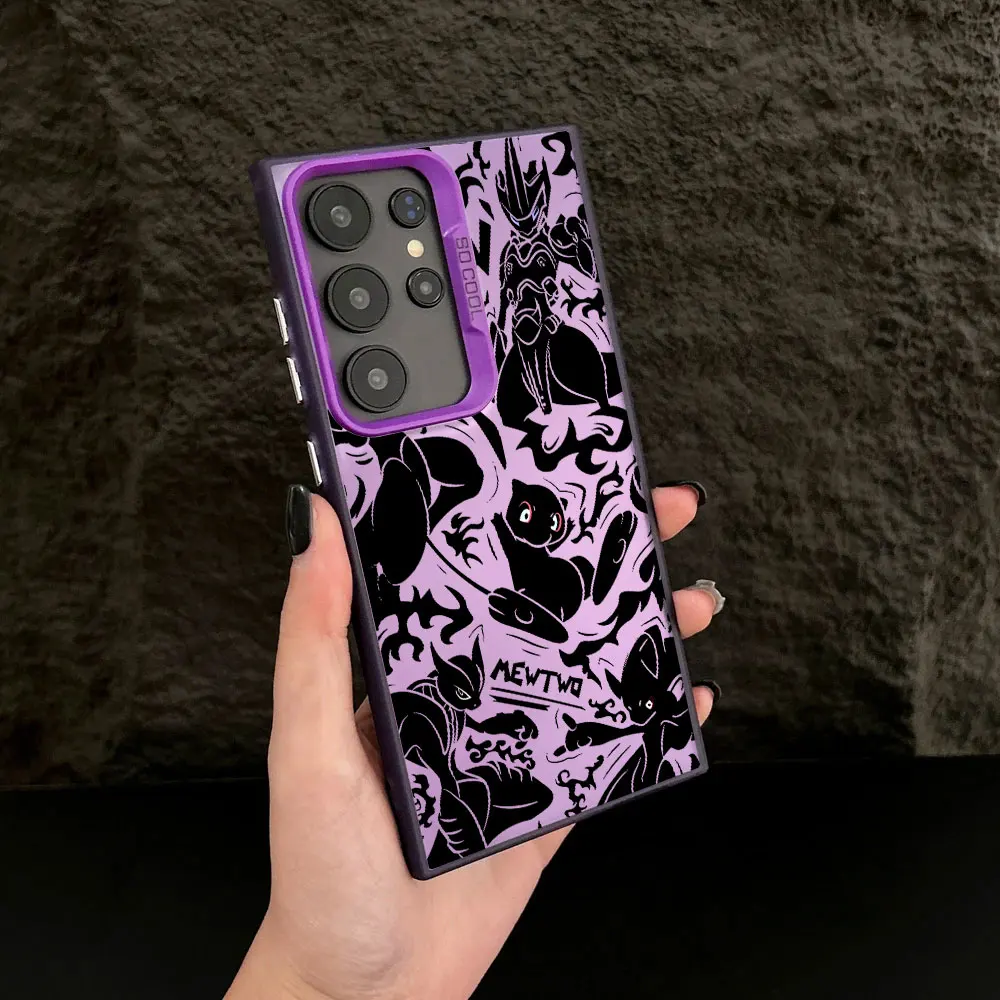 Gengar Mewtwo Pokemons S25 Cases For Samsung S25 S24 Ultra Funda For Galaxy S23 S22 S21 FE S20 Ultra Plus Shockproof Phone Cover Gengar Mewtwo Pokemons S25 Cases For Samsung S25 S24 Ultra Funda For Galaxy S23 S22 S21 FE S20 Ultra Plus Shockproof Phone Cover