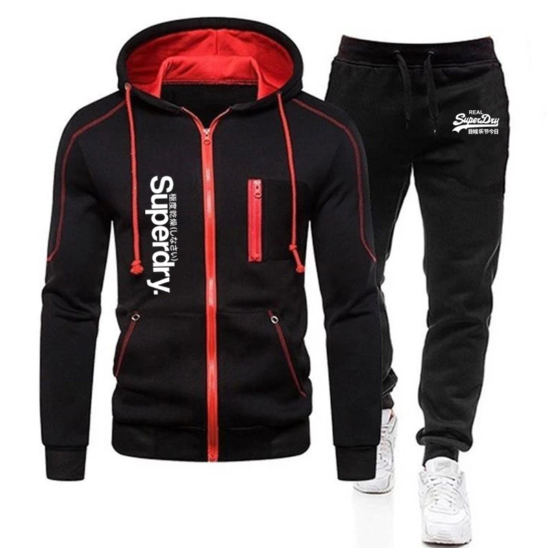 2023 Winter Men Zipper Hoodies Sweatshirt+Sweatpants Suit Fleece Warm Men's Zip Up Hoodie Pullover Set Tracksuit Hooded Outwear
2023 Winter Men Zipper Hoodies Sweatshirt+Sweatpants Suit Fleece Warm Men's Zip Up Hoodie Pullover Set Tracksuit Hooded Outwear