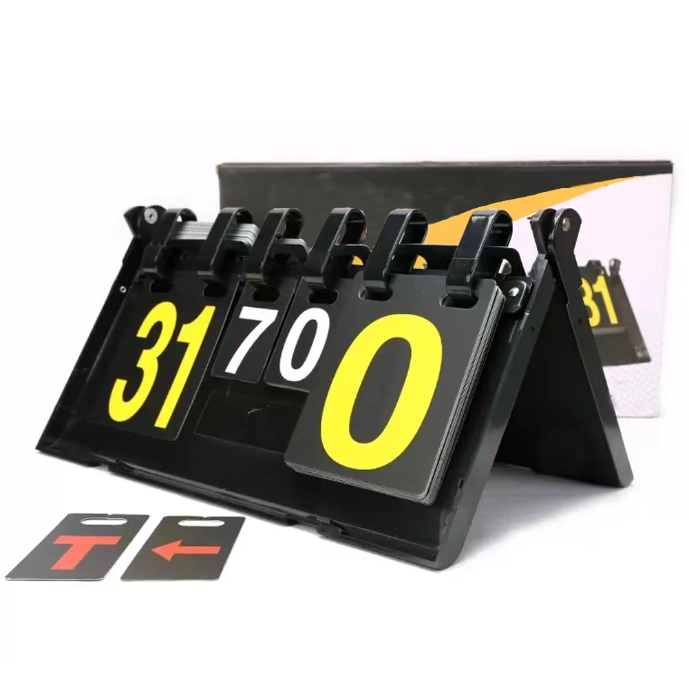 

Volleyball Scoreboard Sports Basketball Football Competition 4-Digit Score Board For Indoor Exercise Sport Decoration