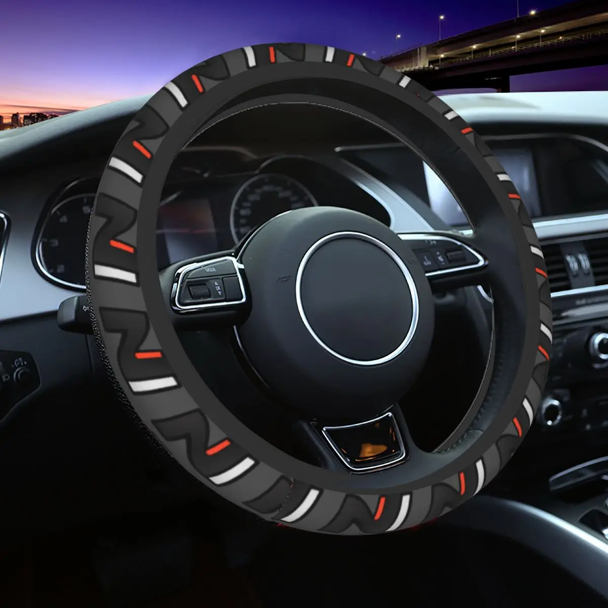 Hyundais N Performance Car Steering Wheel Cover 38cm Universal Elastische Car-styling Car Accessories
Hyundais N Performance Car Steering Wheel Cover 38cm Universal Elastische Car-styling Car Accessories