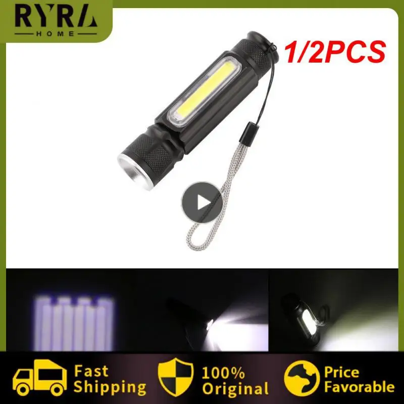 1/2 шт., многофункциональный фонарик с USB-зарядкой 
1/2 шт., многофункциональный фонарик с USB-зарядкой