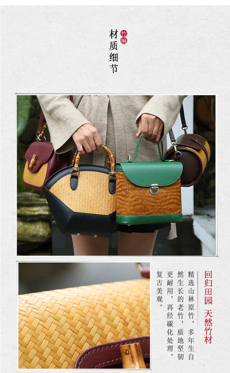 Luxury Bamboo Handle Genuine Leather Bag 4 S1db13a5d07834234890b48e40500ee97f