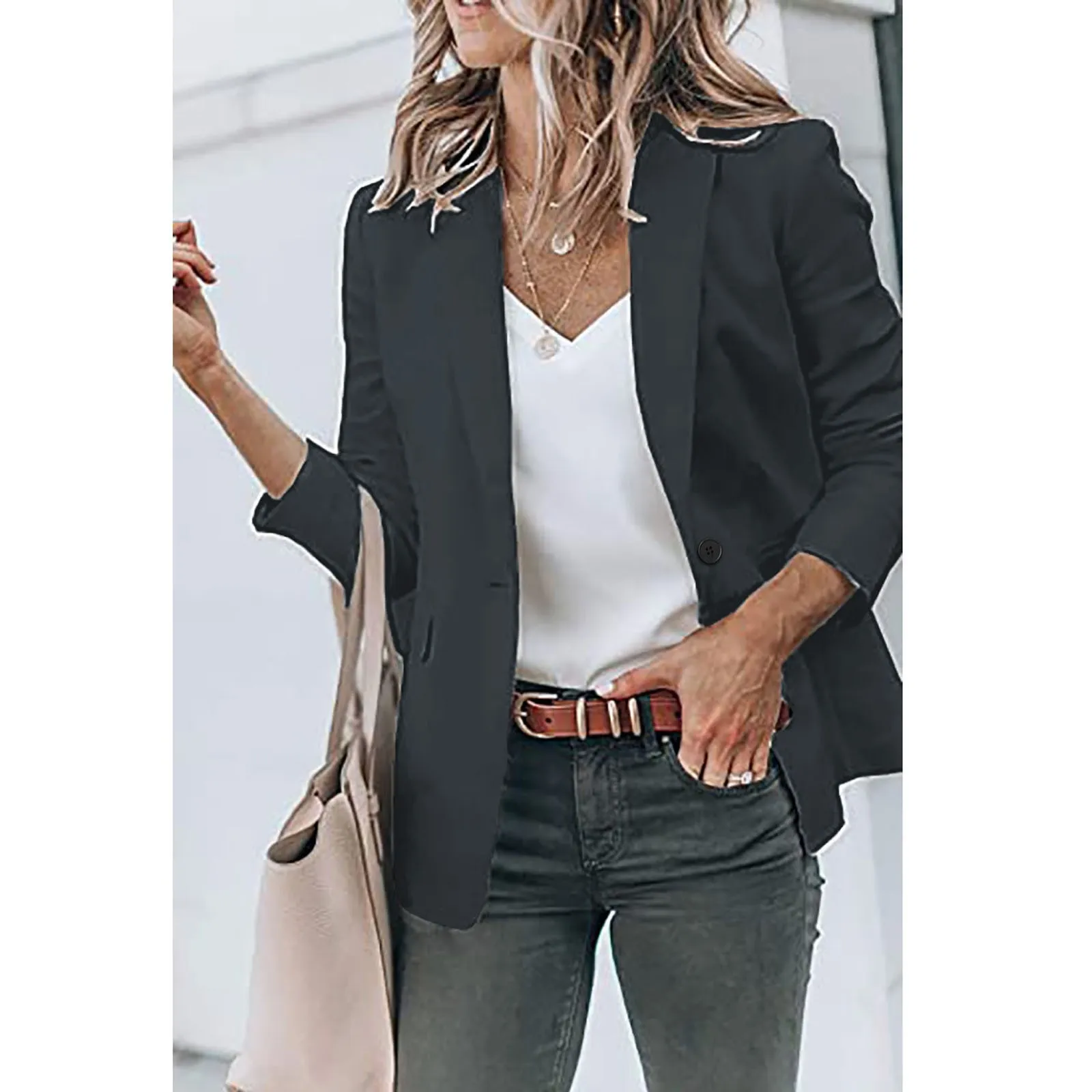 Turn Down Collar Fashion Jacket Coat Women Elegant Long Sleeve Vintage Winter Autumn Solid Slim Fit Office Wear Female Blazers
Turn Down Collar Fashion Jacket Coat Women Elegant Long Sleeve Vintage Winter Autumn Solid Slim Fit Office Wear Female Blazers