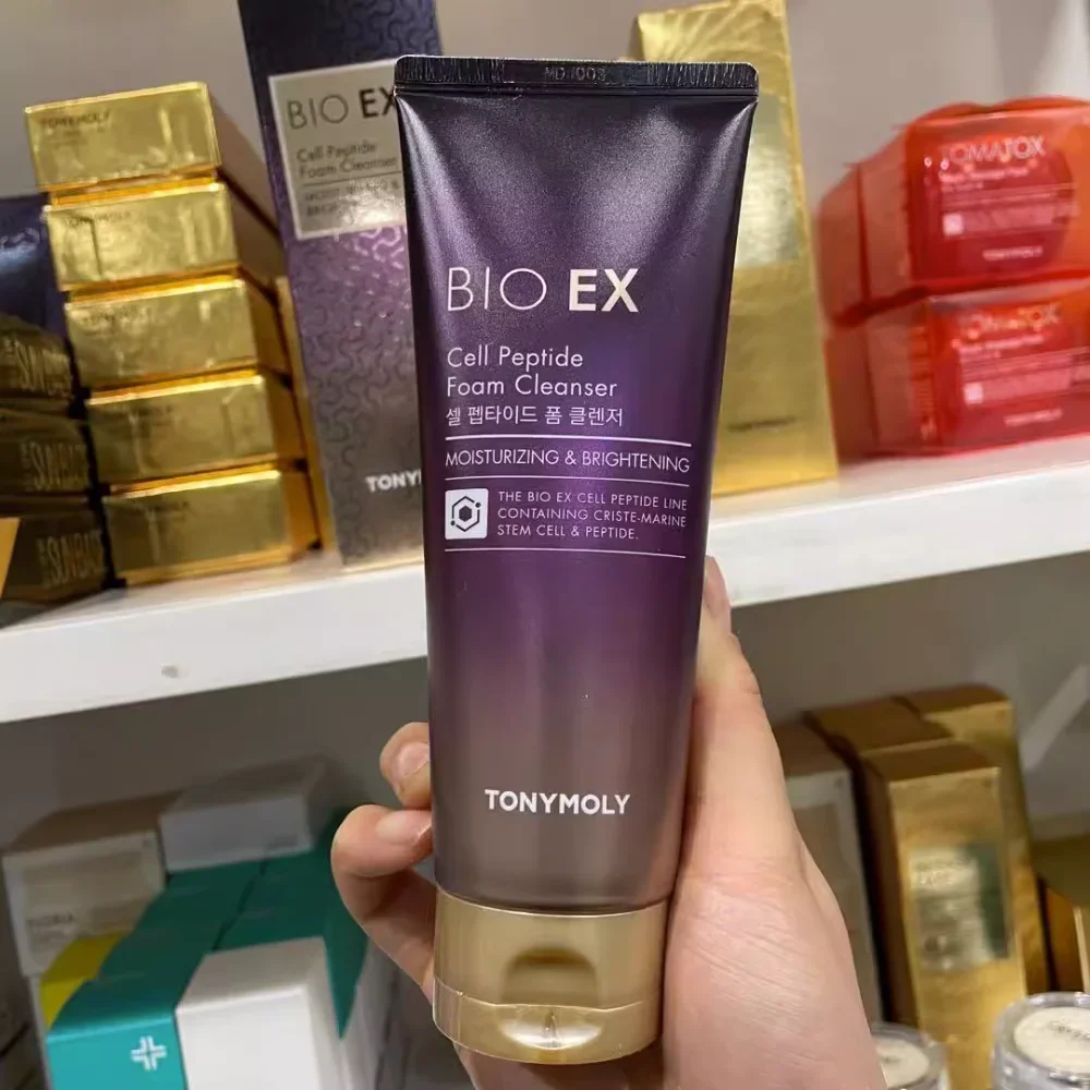 

Korea Tonymoly BIO EX Cell Peptide Facial Cleanser Anti-Wrinkle Moisturizing Deep Cleansing Hydration Brightening Skin Care