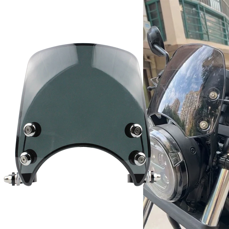 Motorcycle Windscreen Headlamp Retro Protective Cover Windshield Fit For Harley Forks XL 883 1200 XL1200NS Models 2016-2023
Motorcycle Windscreen Headlamp Retro Protective Cover Windshield Fit For Harley Forks XL 883 1200 XL1200NS Models 2016-2023