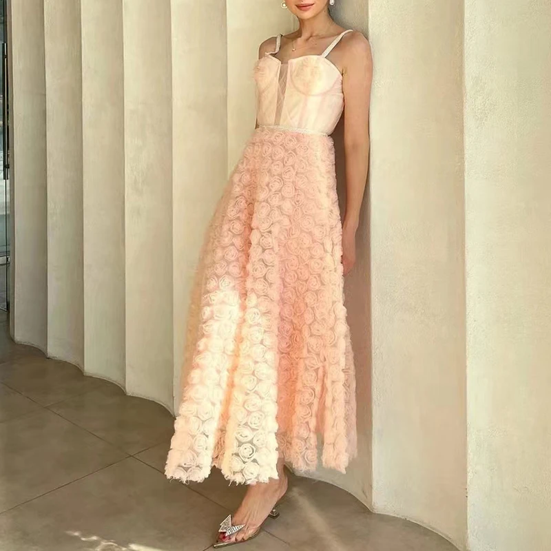 Long Beads Prom Dresses for Woman Spaghetti Strap Ankle-Length A-Line with Pleat Evening Party Formal Occasion Wedding Gala 2023
Long Beads Prom Dresses for Woman Spaghetti Strap Ankle-Length A-Line with Pleat Evening Party Formal Occasion Wedding Gala 2023