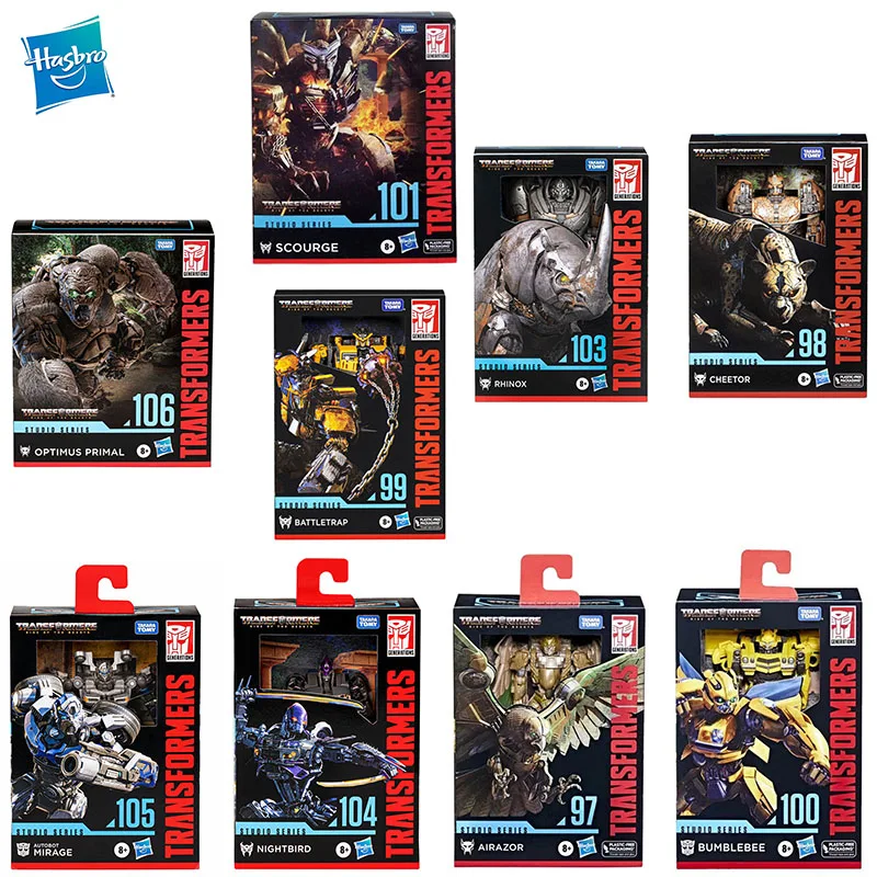 In Stock Hasbro Transformers Rise Of The Beasts SS 97-104 Optimus Primal Nightbird Mirage Rhinox Anime Action Figures Model Toy
In Stock Hasbro Transformers Rise Of The Beasts SS 97-104 Optimus Primal Nightbird Mirage Rhinox Anime Action Figures Model Toy