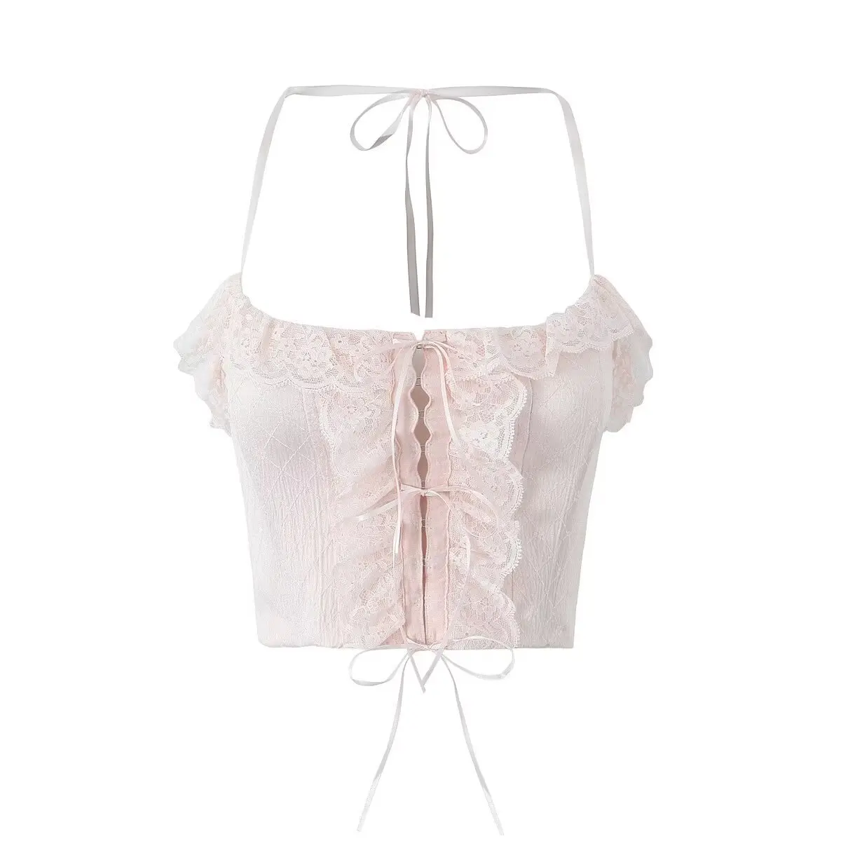 Women Halter Sexy Lace Hollow Out Crop Top Slim Tank Top Strapless Vest Fashion Lace-up Party Club Tops
Women Halter Sexy Lace Hollow Out Crop Top Slim Tank Top Strapless Vest Fashion Lace-up Party Club Tops