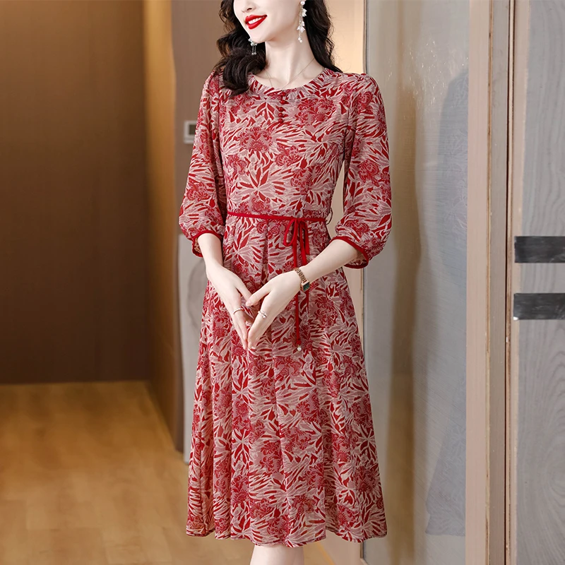 2023 New Chiffon Printed Skirt Autumn Retro Versatile Floral Pullover Skirt French Loose Tight Holiday Party Vestidos
2023 New Chiffon Printed Skirt Autumn Retro Versatile Floral Pullover Skirt French Loose Tight Holiday Party Vestidos
