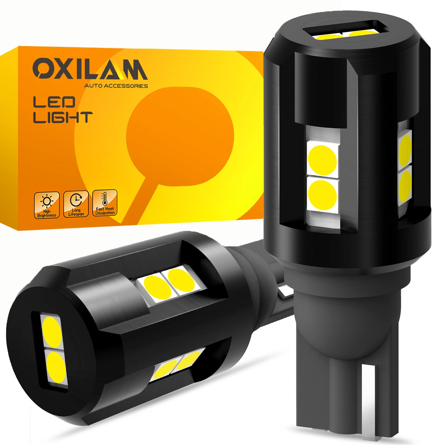 

OXILAM 2Pcs 2000LM W16W T15 LED Canbus Error Free Reversing Back up Light T16 LED Back Lamp 12V 6500K 9W High Power 912 921 Bulb