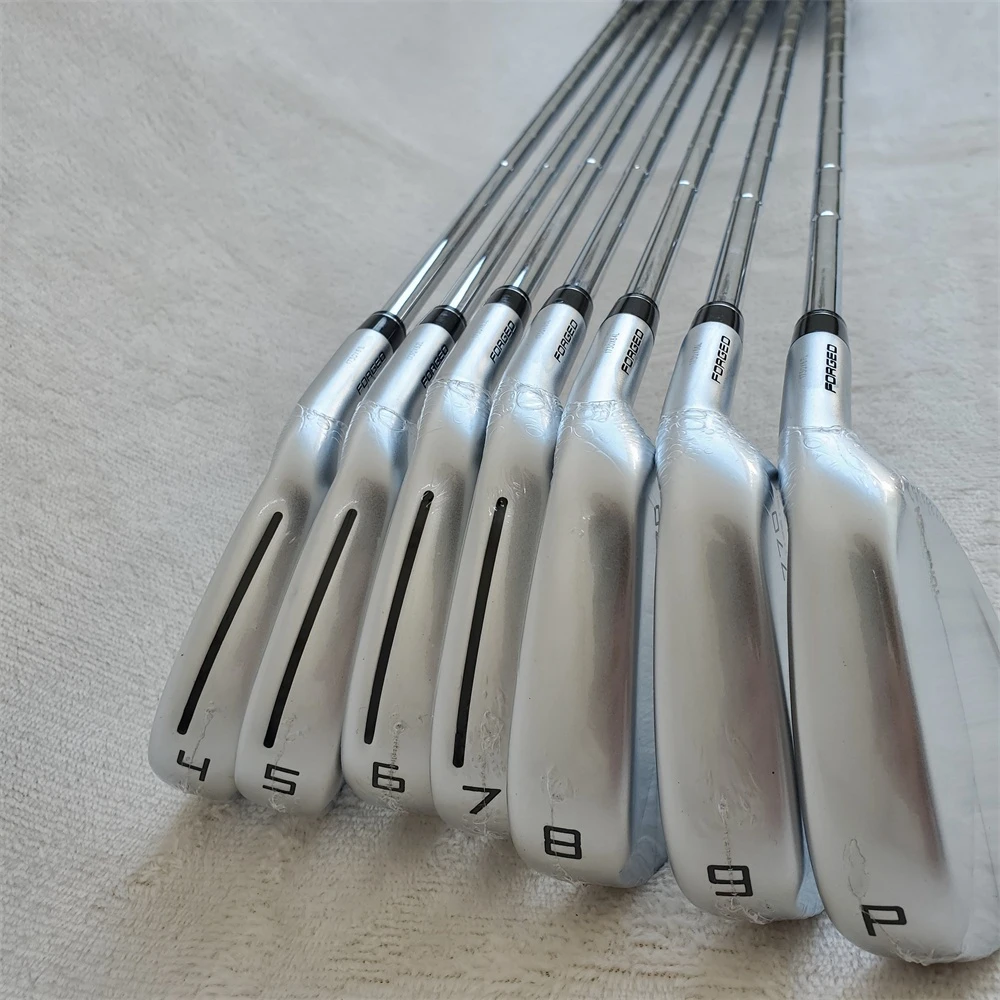 

Men Brand Golf irons p Golf club 7-70 iron Set 4-9 P (7pcs) With Steel/Graphite Shaft Head Cover