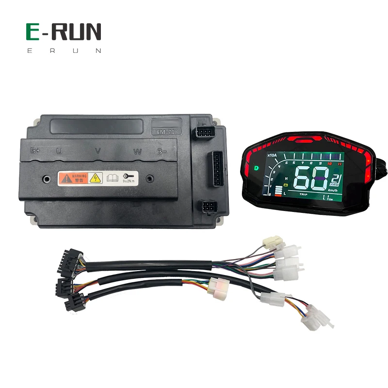LANDE Votol EM70 70A Peak 230A 1KW 2KW BLDC Sine Wave Controller with DKD LCD Speedometer Display
LANDE Votol EM70 70A Peak 230A 1KW 2KW BLDC Sine Wave Controller with DKD LCD Speedometer Display