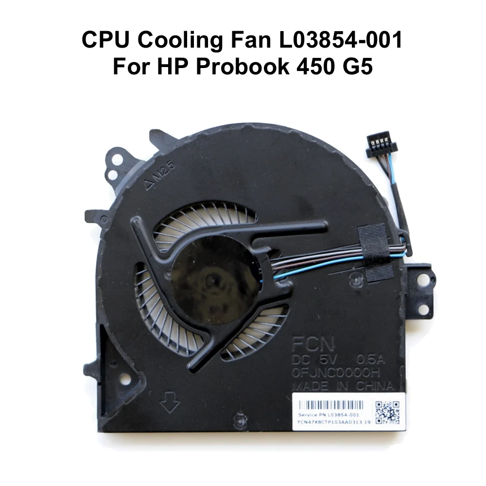 L03854-001 Laptop CPU Cooling Fans PC Cooler for HP ProBook 450 G5 455 G5 470 G5 FCN FJNC 5V Notebook CPU fan cool radiator 4pin
L03854-001 Laptop CPU Cooling Fans PC Cooler for HP ProBook 450 G5 455 G5 470 G5 FCN FJNC 5V Notebook CPU fan cool radiator 4pin