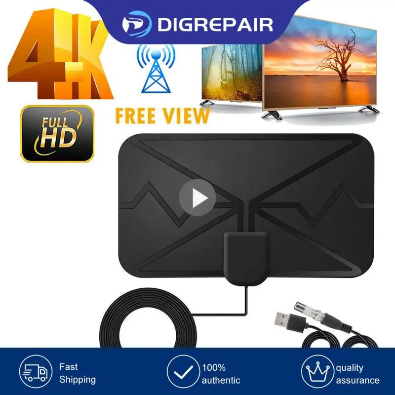 

Miles Smart TV Antenna 4K 25dB Digital DVB-T2 1080P Aerial with amplifier Booster For Motorhomes Boat Out Camping
