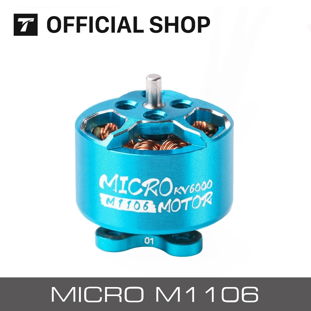 1pc/4pcs T-motor MICRO M1106 KV6000 6000KV Brushless Outrunner Motor Freestyle For FPV RC 90mm 110mm Drone
1pc/4pcs T-motor MICRO M1106 KV6000 6000KV Brushless Outrunner Motor Freestyle For FPV RC 90mm 110mm Drone