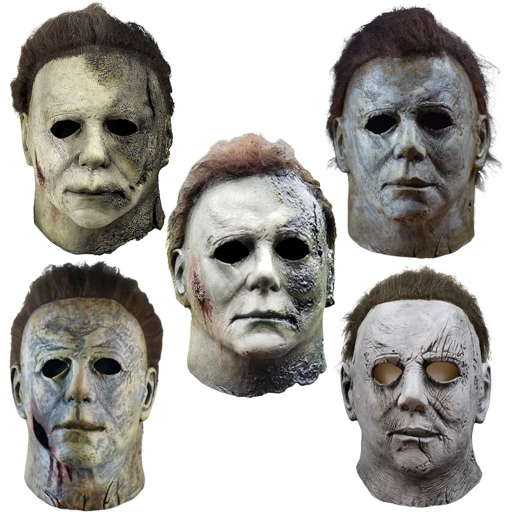 Movie Michael Myers Costume Halloween Cosplay Horror Killer Full Face Latex Mascara Terror Adult Rave Masquerade Mask for Men
Movie Michael Myers Costume Halloween Cosplay Horror Killer Full Face Latex Mascara Terror Adult Rave Masquerade Mask for Men