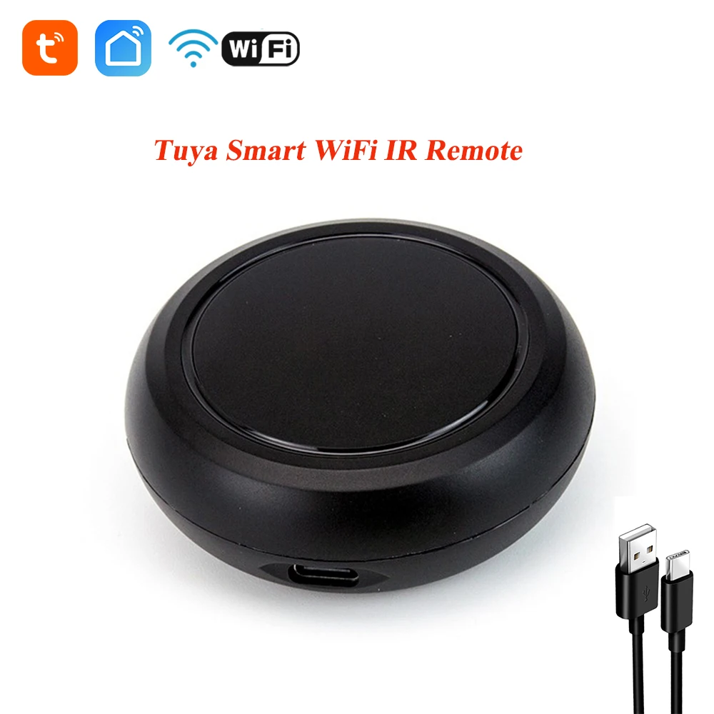 

Tuya WiFi Smart IR Blaster Infrared Remote Controller for Air conditioner TV Work with Smart Life Alexa Google Assistance