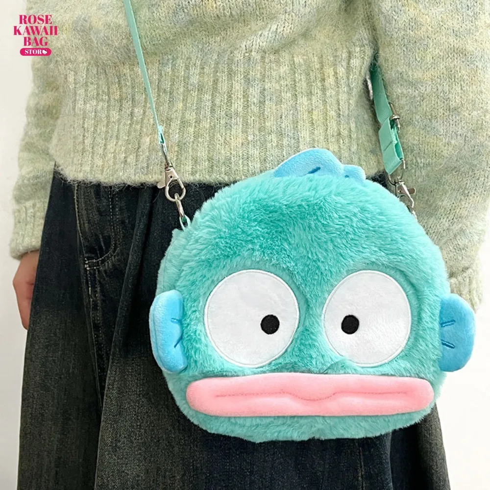 Sanrio Plush Bag Kawaii Hangyodon Crossbody Bag Cute Large Capacity Girl Heart Cartoon Hangyodon Crossbody Bag for Girls Student
Sanrio Plush Bag Kawaii Hangyodon Crossbody Bag Cute Large Capacity Girl Heart Cartoon Hangyodon Crossbody Bag for Girls Student