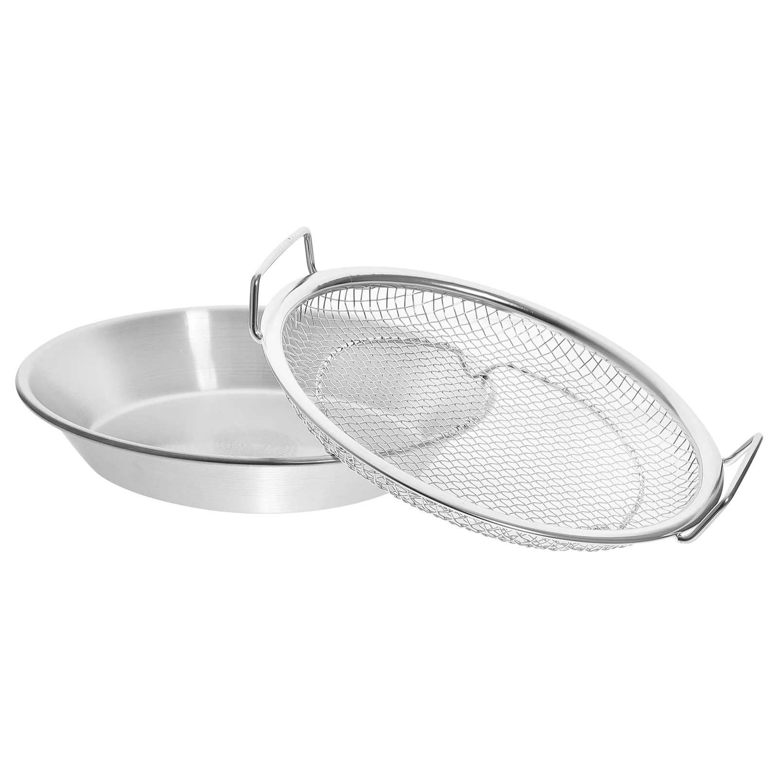 Grill Drain Pan Container Frying Food Tray Stainless Steel Convenient Fruits Plate
Grill Drain Pan Container Frying Food Tray Stainless Steel Convenient Fruits Plate