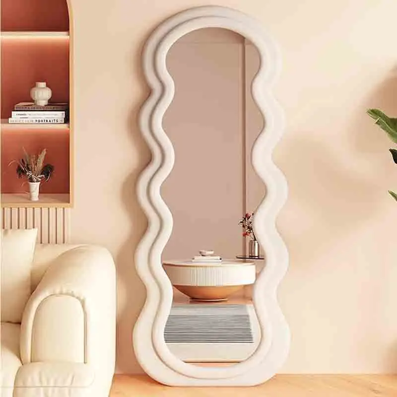 Frame Aesthetic Mirrors House Wavy Make Up Designer Decorative Mirrors Living Room Art Espejos Cuerpo Completo Home Decorations
Frame Aesthetic Mirrors House Wavy Make Up Designer Decorative Mirrors Living Room Art Espejos Cuerpo Completo Home Decorations