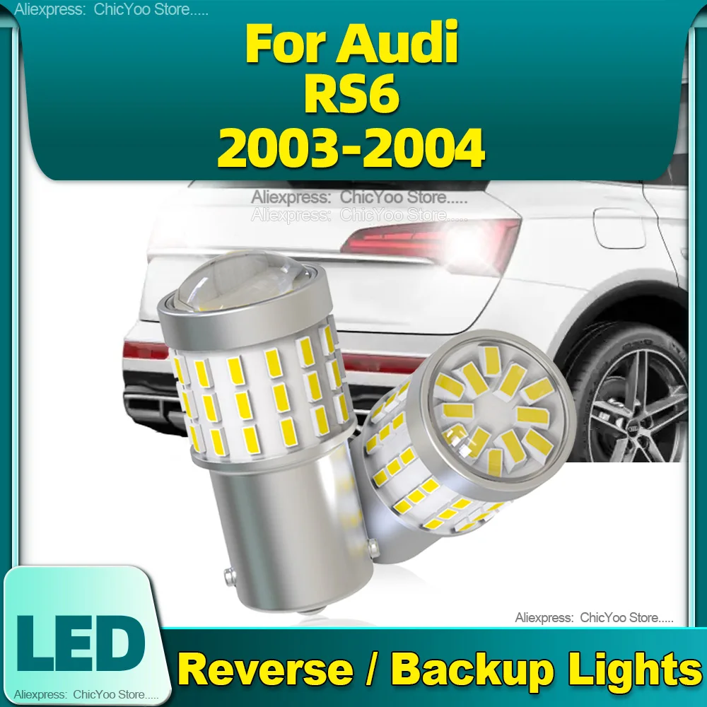 2Pcs High Bright Car LED Reverse Lights P21W BA15S 1156 CSP Chips 12V 6000K White Auto Lamps Bulbs For Audi RS6 2003 2004
2Pcs High Bright Car LED Reverse Lights P21W BA15S 1156 CSP Chips 12V 6000K White Auto Lamps Bulbs For Audi RS6 2003 2004