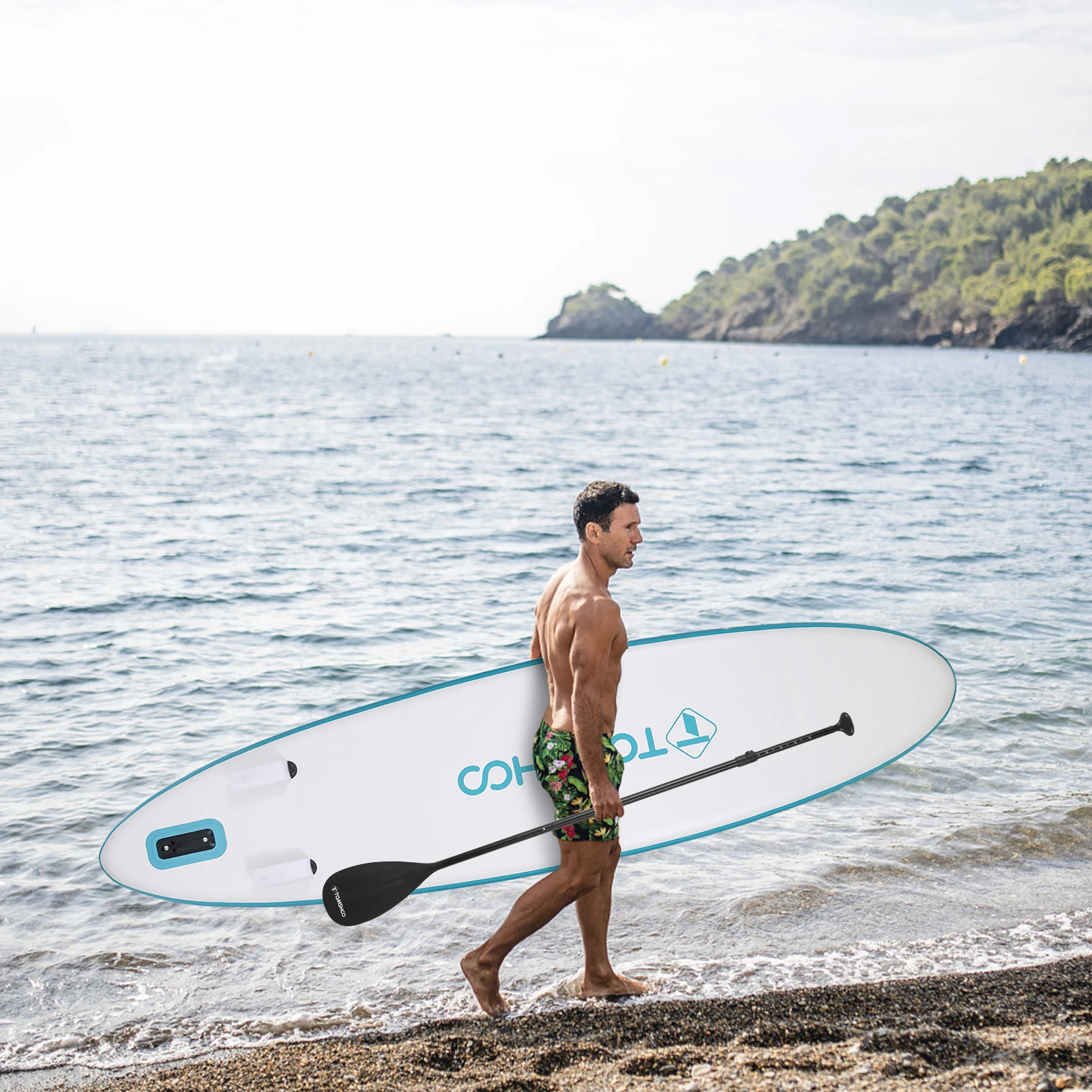 TOMSHOO Inflatable Stand Up paddle Board 6 Inch Thick Surfing Board Water Sport Surf Set With Adjustable Paddle Pump Backpack
TOMSHOO Inflatable Stand Up paddle Board 6 Inch Thick Surfing Board Water Sport Surf Set With Adjustable Paddle Pump Backpack