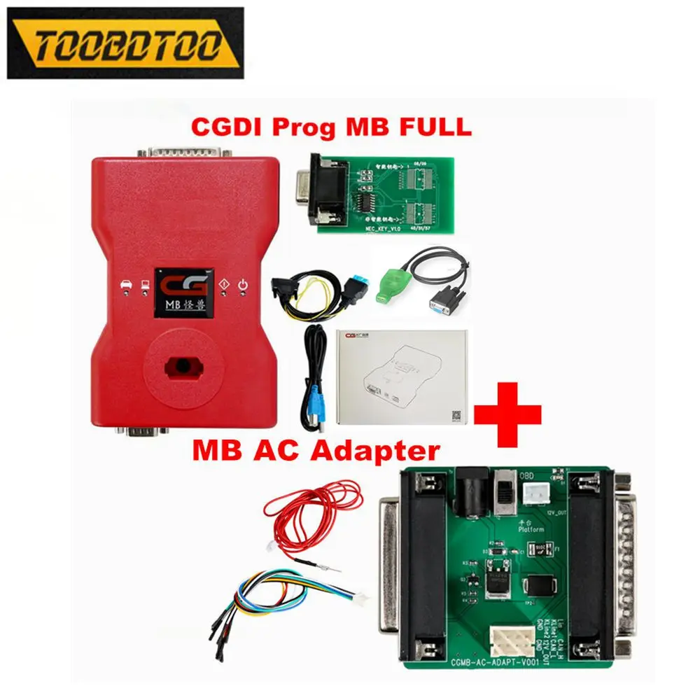 

Original CG MB CGDI Prog MB For Benz Key Programmer Support All Key Lost with Full Adapters ELV Repair Adapter&MB Simulator