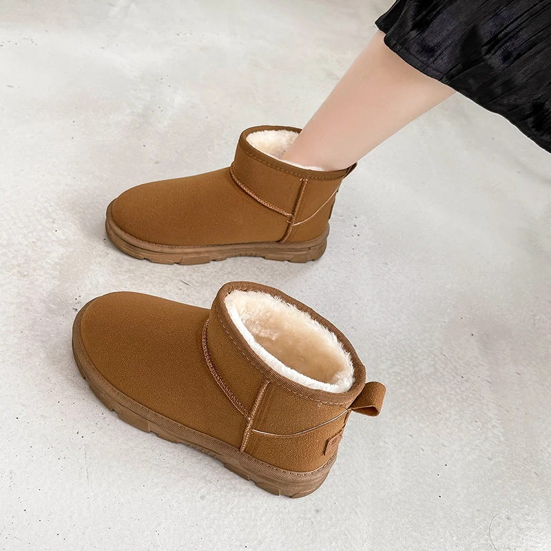 Pmwrun Snow Boots Women's 2022 Autumn and Winter New Style Plus Velvet Korean Version Short Boots Student Non-slip Cotton Shoes
Pmwrun Snow Boots Women's 2022 Autumn and Winter New Style Plus Velvet Korean Version Short Boots Student Non-slip Cotton Shoes