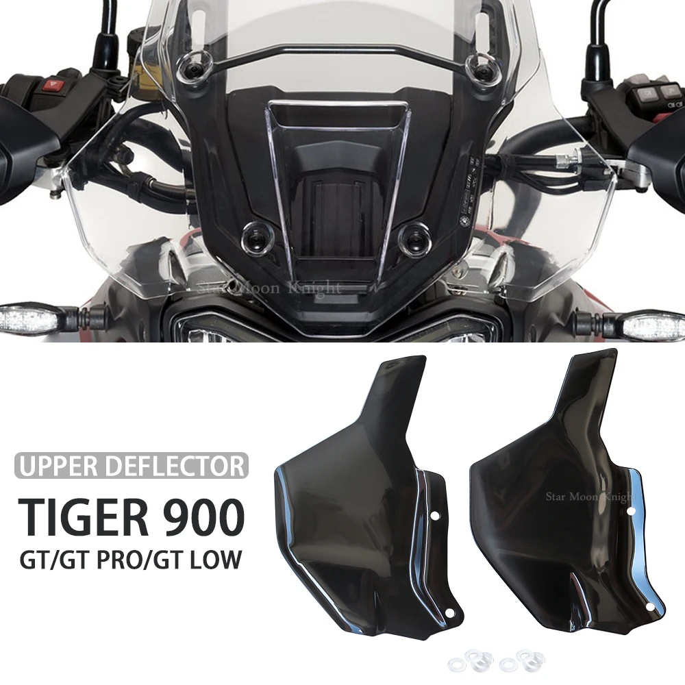 

Motorcycle Side Windshield Windscreen Handshield Wind Upper Deflector For TIGER 900 For Tiger900 GT PRO LOW 2020 2021 -