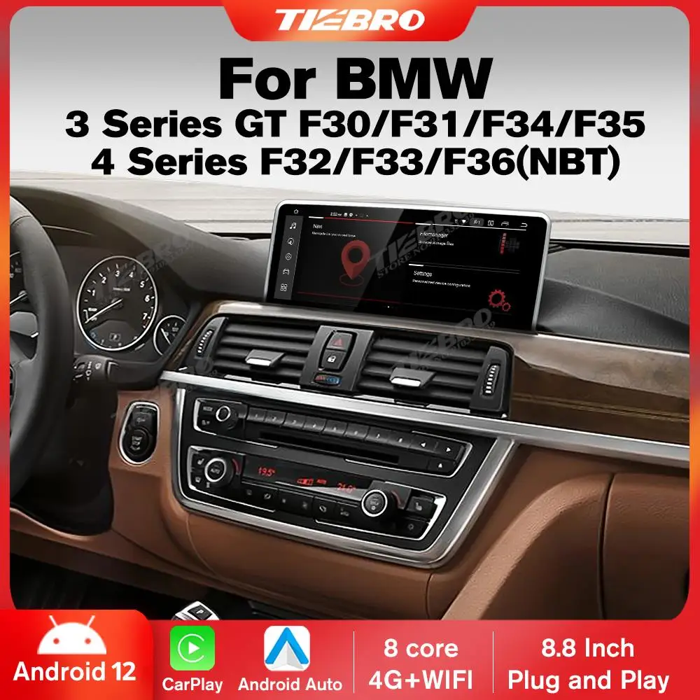 TIEBRO Carplay 10,25 ''авто для BMW 3 серии 4 серии F30 F31 F32 F33 F34 F35 F36 NBT Автомагнитола стерео плеер 1920*720P Android
TIEBRO Carplay 10,25 ''авто для BMW 3 серии 4 серии F30 F31 F32 F33 F34 F35 F36 NBT Автомагнитола стерео плеер 1920*720P Android