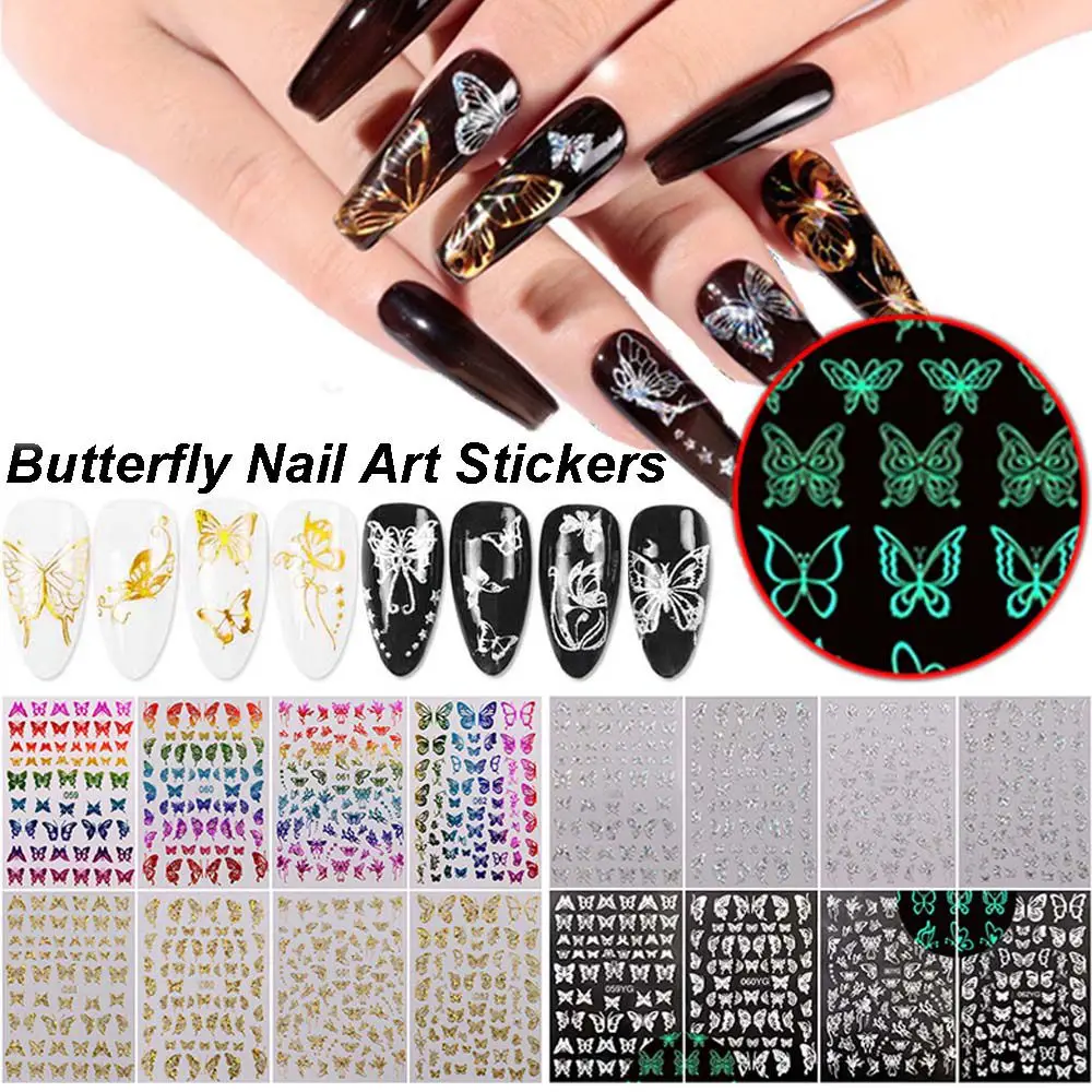 Butterfly Nail Art Stickers DIY Nail Decoration 3D Mixed Design Manicure Decals 16 Sheets
Butterfly Nail Art Stickers DIY Nail Decoration 3D Mixed Design Manicure Decals 16 Sheets