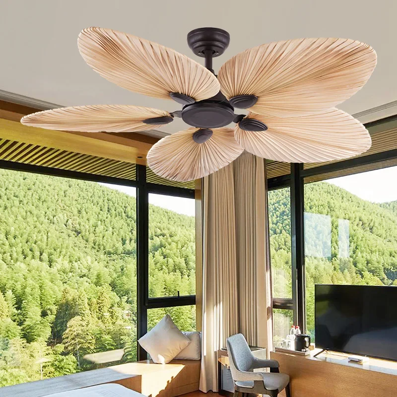 2024 New High Quality 52inch Factory Price Natural Breeze Palm Leaf Fan Blades 220V Remote Control Ceiling Fan Living Room
2024 New High Quality 52inch Factory Price Natural Breeze Palm Leaf Fan Blades 220V Remote Control Ceiling Fan Living Room