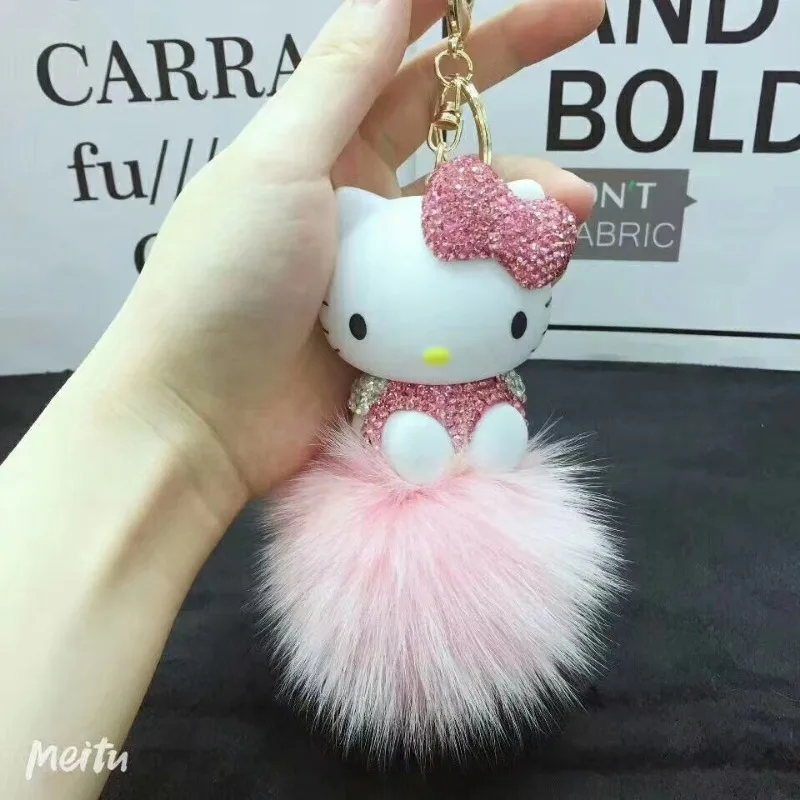 Hello Kitty Sanrio Crystal Keychain Handmade Keychain Accessories with Bling Rhinestones Fashionable Handbag Car Charms Y2K Gift
Hello Kitty Sanrio Crystal Keychain Handmade Keychain Accessories with Bling Rhinestones Fashionable Handbag Car Charms Y2K Gift