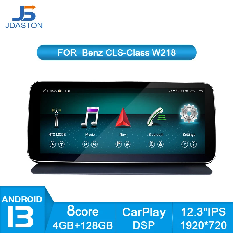 10.25 / 12.3 Android 13 Car Multimedia Player For Mercedes CLS Class W218 2010 - 2017 Wireless Car Radio GPS Stereo DSP Carplay
10.25 / 12.3 Android 13 Car Multimedia Player For Mercedes CLS Class W218 2010 - 2017 Wireless Car Radio GPS Stereo DSP Carplay