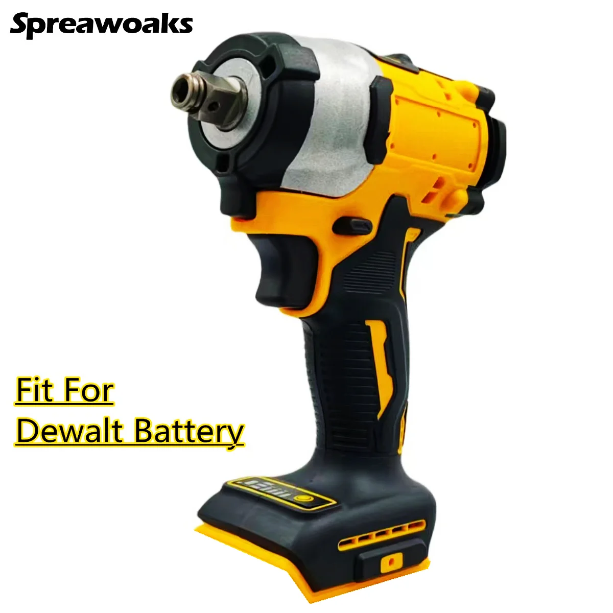 

Fit For Dewalt 18V 20V Battery Brushless Impact Wrench Electric Screwdriver 500N.M 2-in-1 Cordless Driver Repair Power Tools