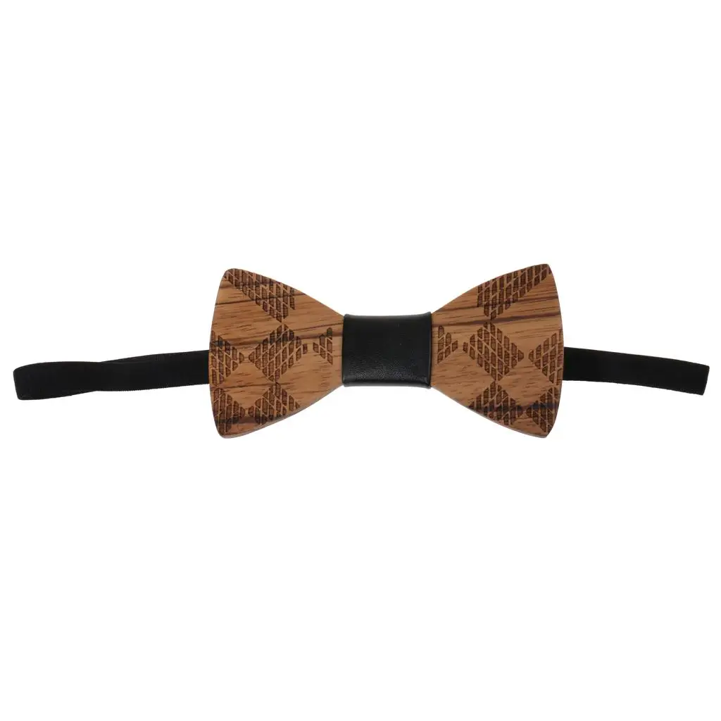 

Men's Groom Wedding Party Wooden Bow Tie Tuxedo Necktie Fashion Accessory Choose styles