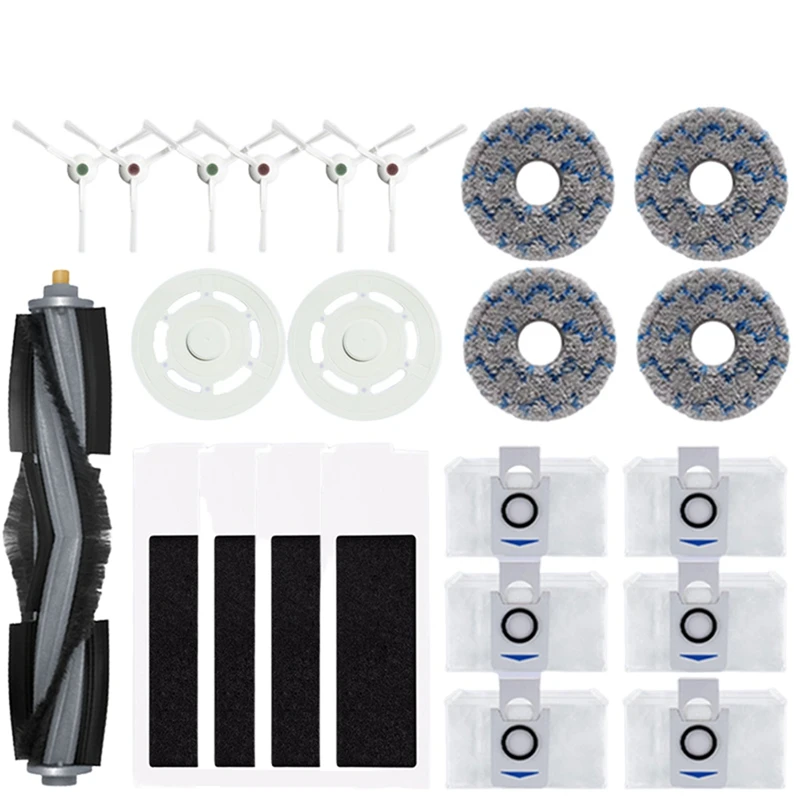 Suitable For ECOVACS Deebot T20 OMNI Sweeping Robot Accessory, Main Side Brush, Mop Cloth Filter, Dust Bag Replacement Parts
Suitable For ECOVACS Deebot T20 OMNI Sweeping Robot Accessory, Main Side Brush, Mop Cloth Filter, Dust Bag Replacement Parts