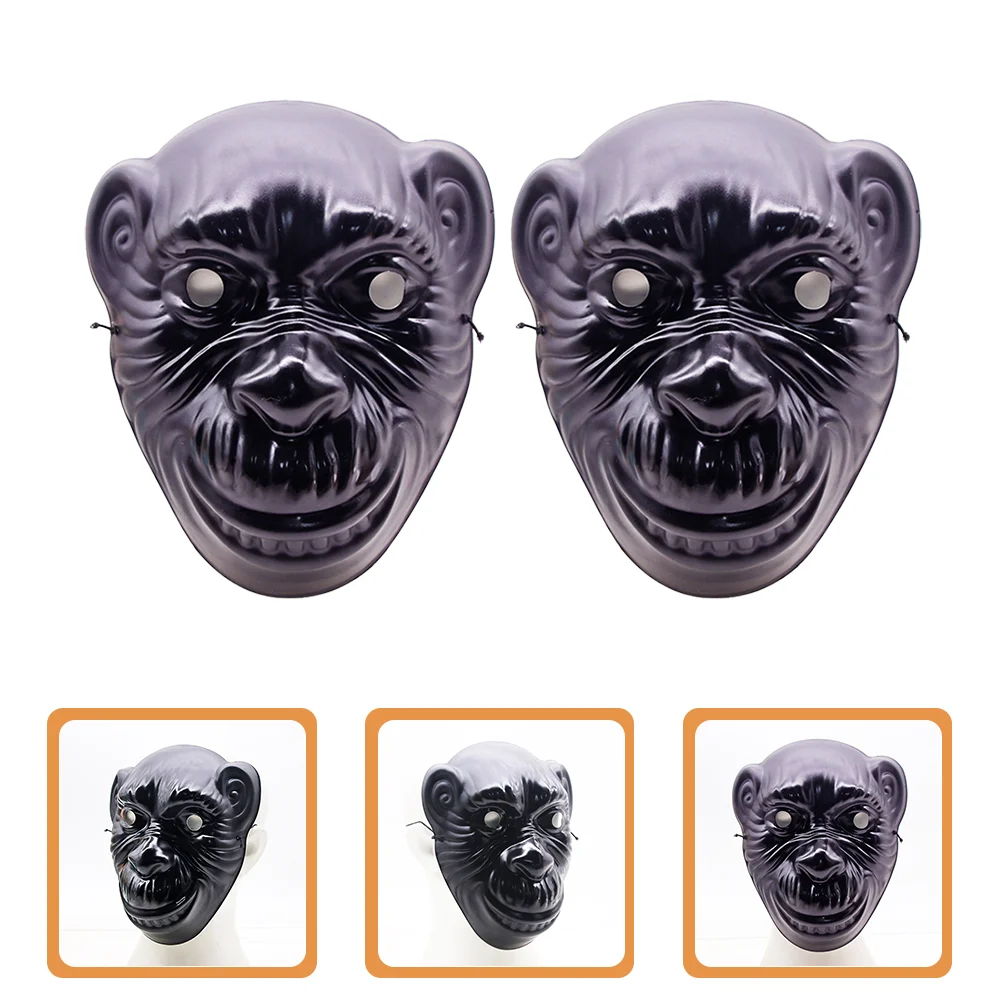 2 Pcs Halloween Costume Mask Gorilla Chimpanzee Cosplay Monkey Prom Clothing Man 
2 Pcs Halloween Costume Mask Gorilla Chimpanzee Cosplay Monkey Prom Clothing Man