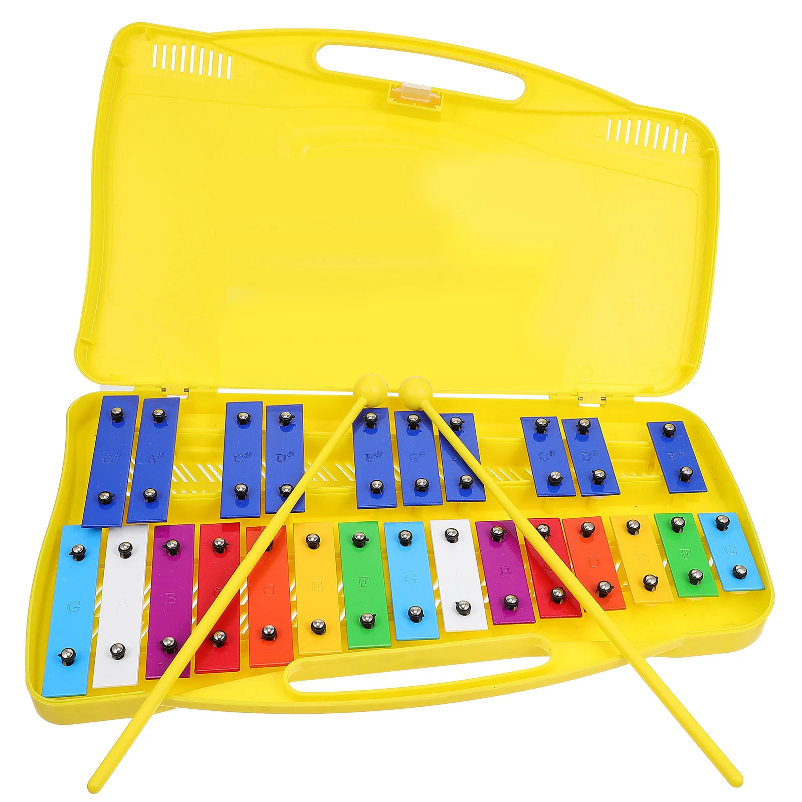 

25-тоновое пианино, деревянная игрушка, металлический перкуссионный металлический детский металлический Музыкальный Колокольчик для детей, музыкальная игрушка