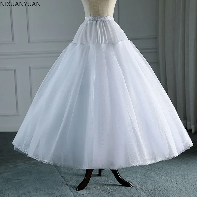 

Лидер продаж, 8-слойная юбка без косточек, Свадебный подъюбник для невесты, Женская Нижняя юбка для свадебного платья